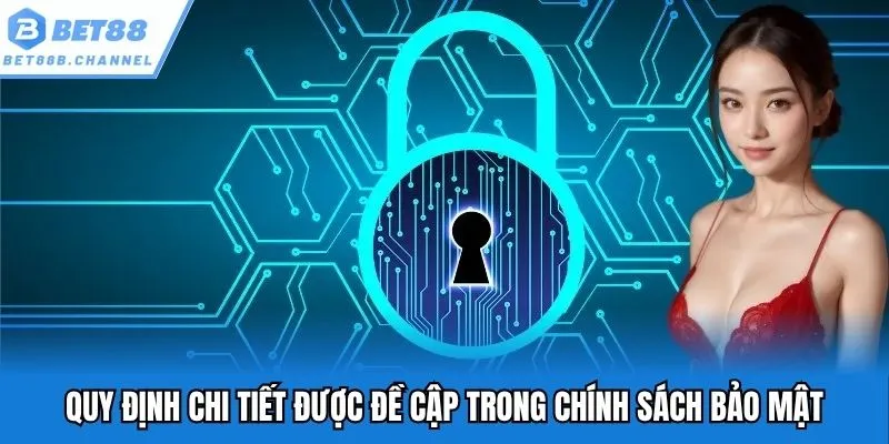 Quy định chi tiết được đề cập trong chính sách bảo mật
