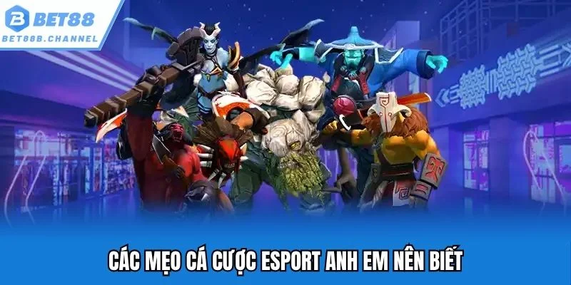 Các mẹo cá cược esport anh em nên biết